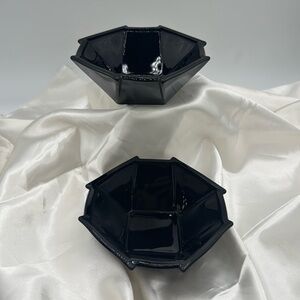 Black Octagonal Dish Set